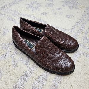 VTG Cole Haan Woven Leather Shoes